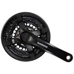 Bielas Shimano TOURNEY FC-TY301 de 6/7/8 velocidades, cuadradas, 42/34/24, 170 mm