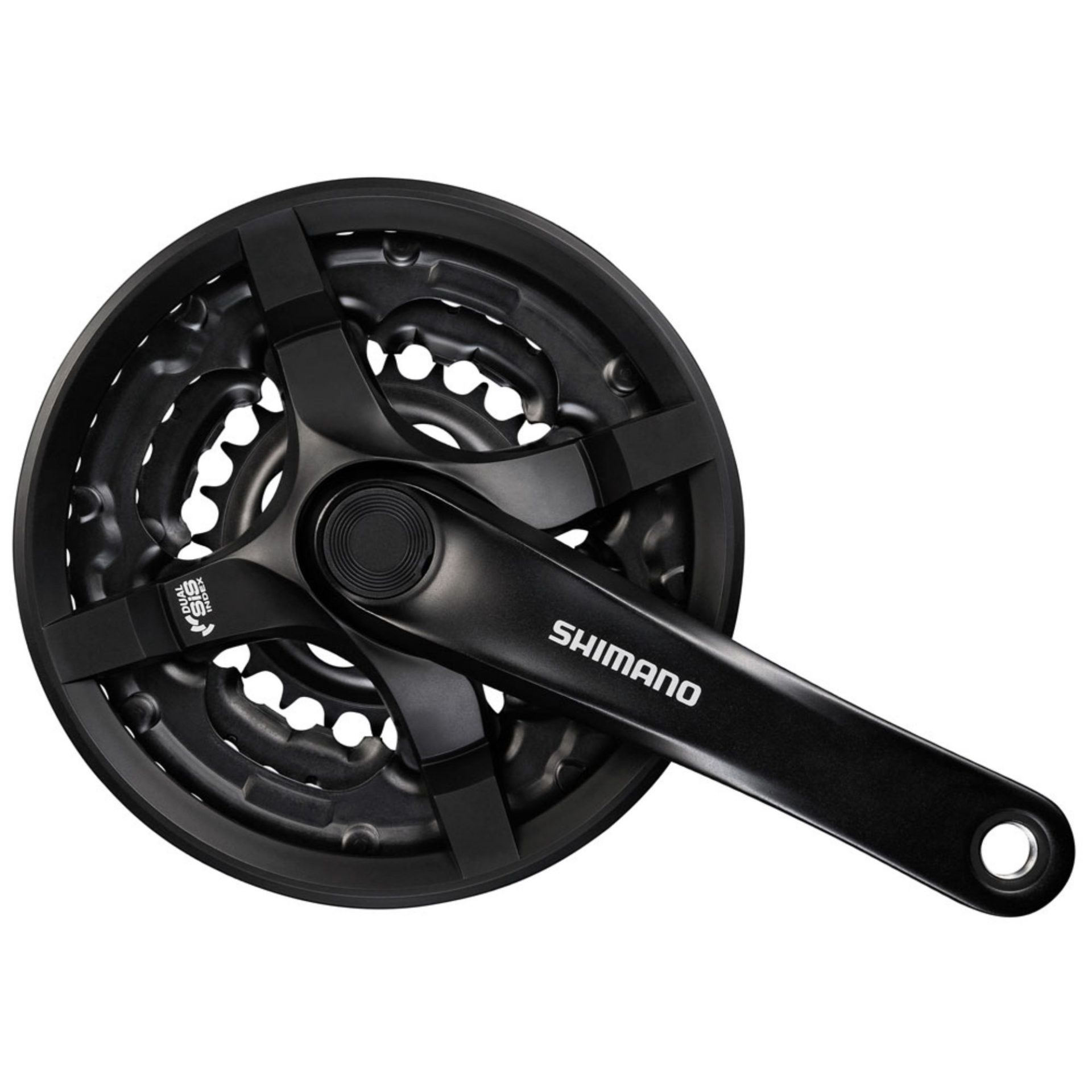 Untitled design (66) Bielas Shimano TOURNEY FC-TY301 de 6/7/8 velocidades, cuadradas, 42/34/24, 170 mm - Image 1