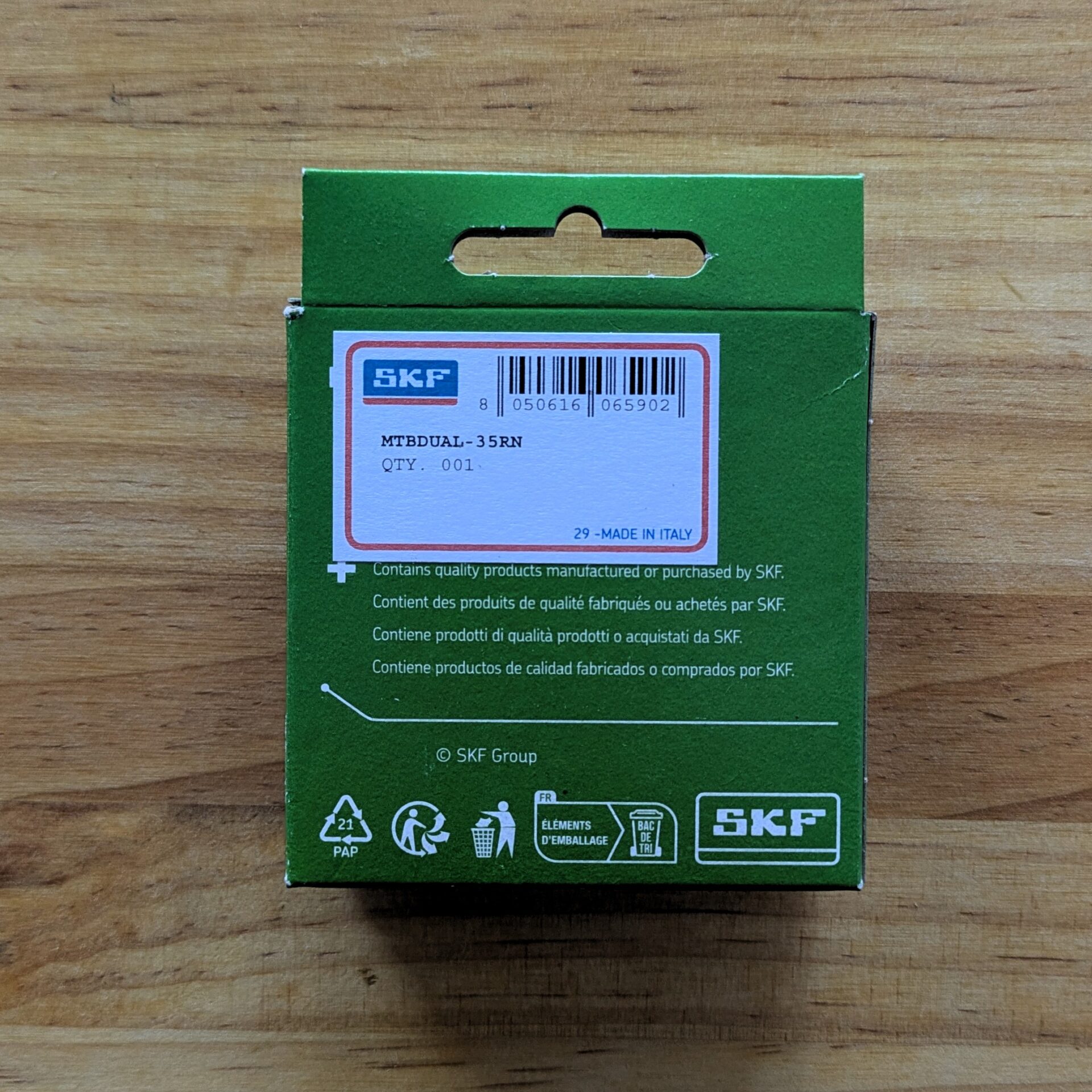 PXL_20250416_134135476 SKF Dual Compound 35 mm Fork Seal Kit – MTB DUAL-35RN - Image 1
