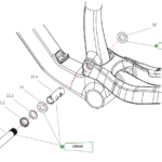 Frame Bearing Kit Orbea Oiz 2019-2022
